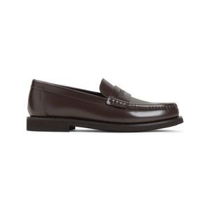 Brunello Cucinelli Dark Brown Leather Loafers - NWT